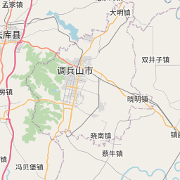 调兵山地图全景图片