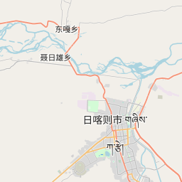 日喀则地区地图