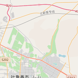 吐鲁番地区地图