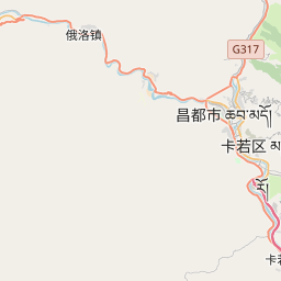 昌都地区地图