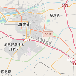 酒泉市地图