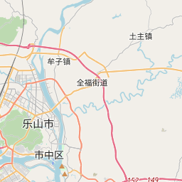 乐山市地图