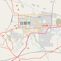 白银市地图