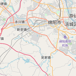 绵阳市地图