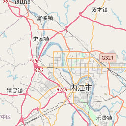 内江市地图