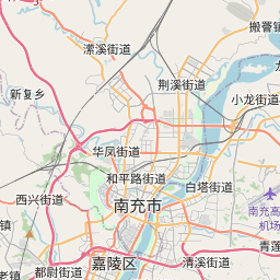 南充市地图