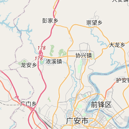 广安市地图