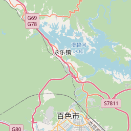 百色市地图