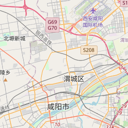 咸阳市地图