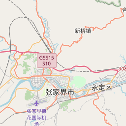 张家界市地图