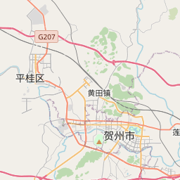 贺州市地图