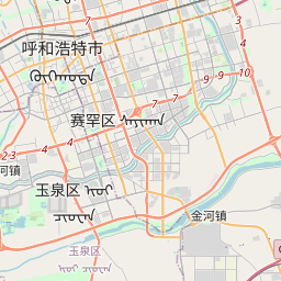 呼和浩特市地图