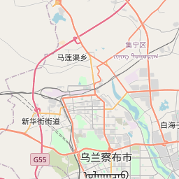 乌兰察布市地图