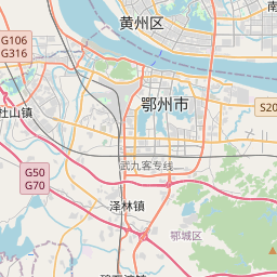 黄冈市地图