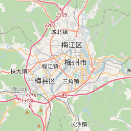 梅州市地图