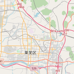 莱芜市地图