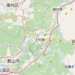 黄山市地图