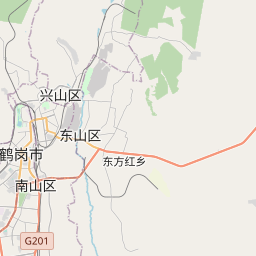 鹤岗市地图