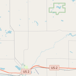 mappa della contea di Crow Wing Minnesota