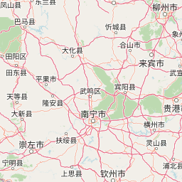 广西壮族自治区地图